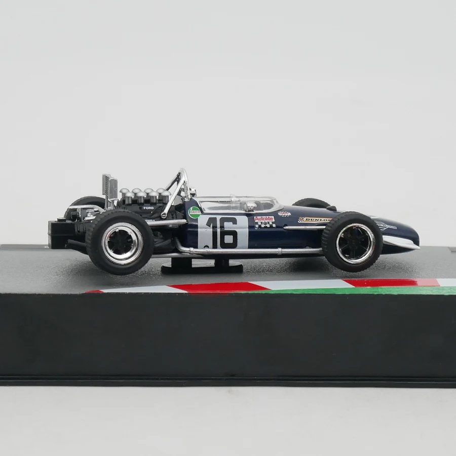 Ixo 1:43 Racing Brabham BT26A 1969 Piers Courage Diecast Car Model Metal Toy Vehicle