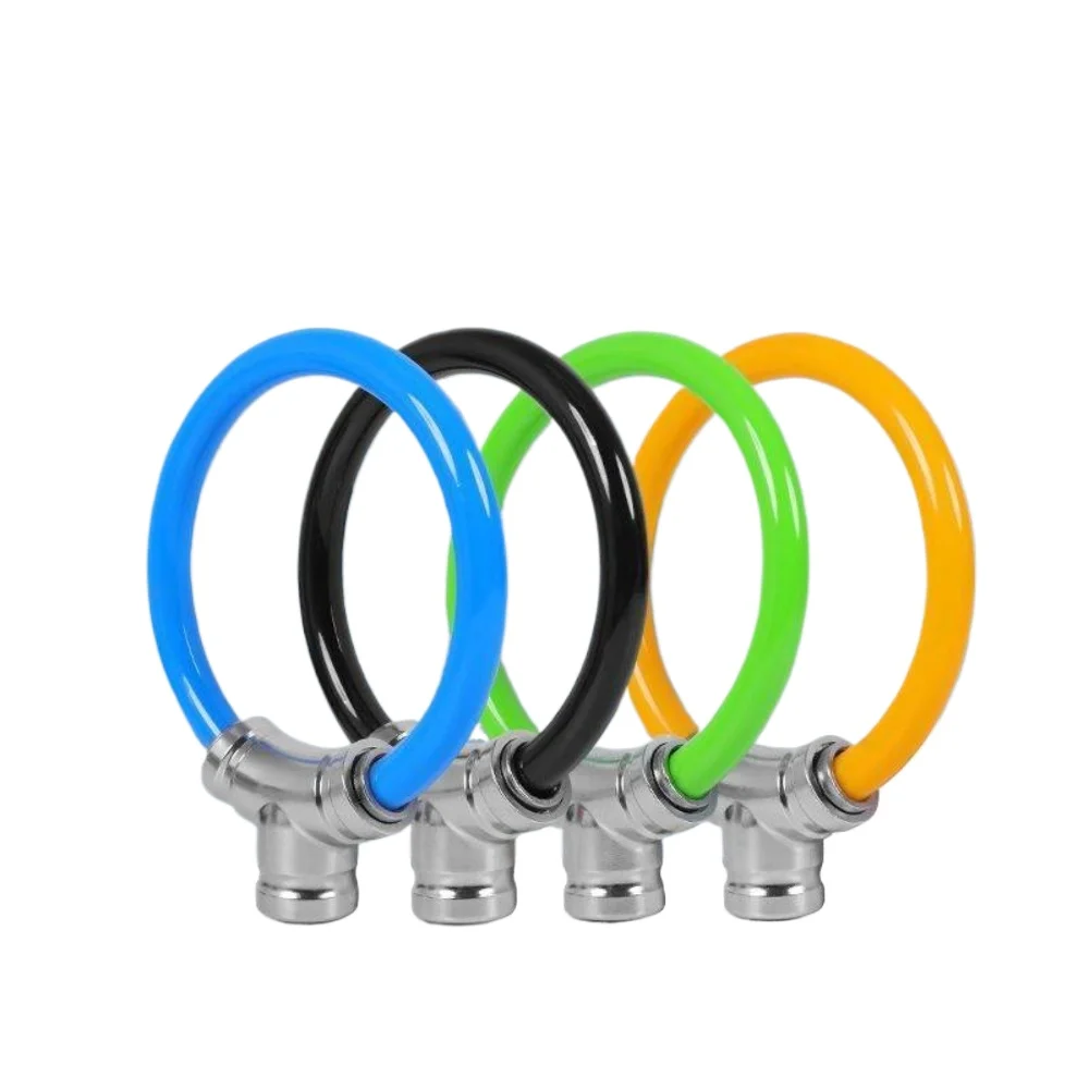 

Upgrade Strengthen Steel Cable Lock Bicycle Ring Shape Lock Security Anti-theft MTB Road Mountain Bike Cycling Circular Lock