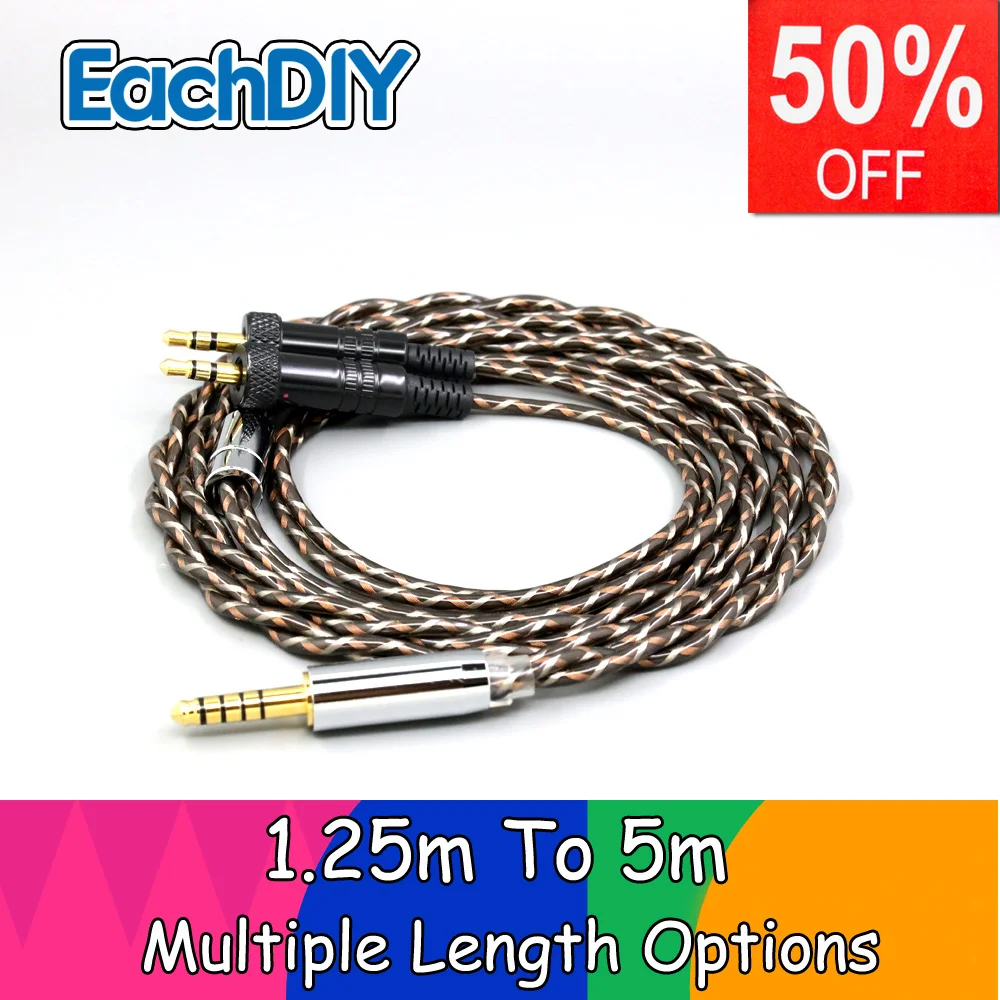 

TypeX 25AWG Litz Shielding 7n OCC Earphone Cable For MDR-Z1R MDR-Z7 Sony MDR-Z7M2 With Screw To Fix Headphone LN008885