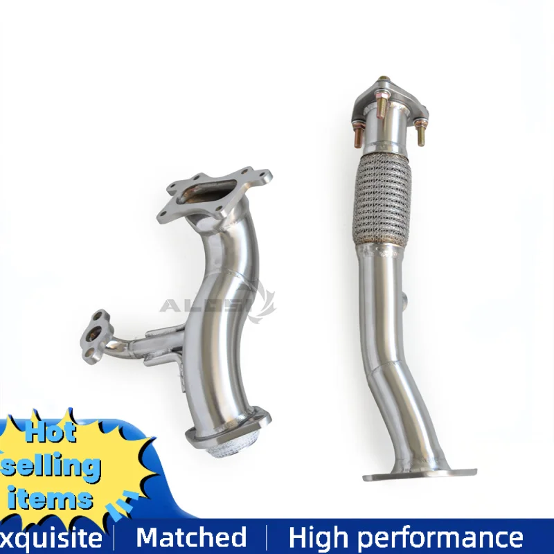 

Прямая выхлопная труба из нержавеющей стали для Honda Vezel/HR-V 1.5 2013-2021, каталитический нейтрализатор выхлопной трубы, автозапчасти