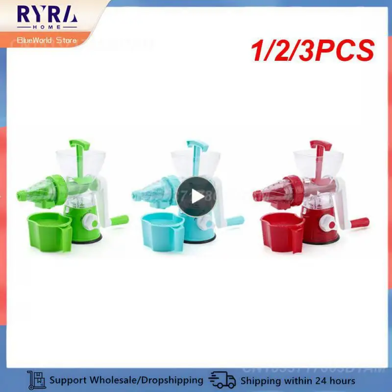 1/2/3PCS Hand-Cranked Squeezing Juicer Fruit Tool Juicer Manual Hand  Full-Function Fresh Health Juicer Machine Lemon Juicer