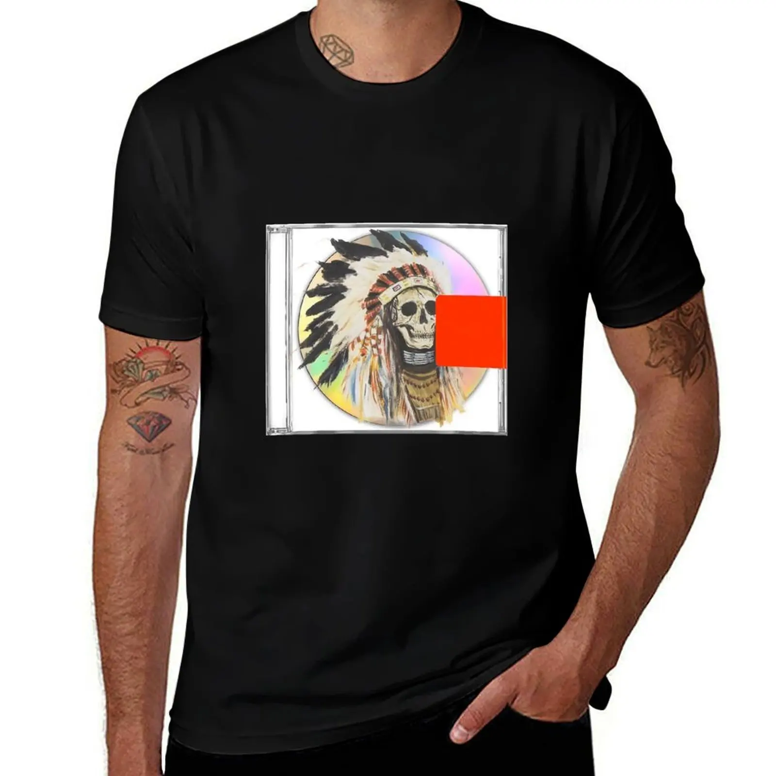 

Yeezus II cover 1 T-Shirt tops blanks Blouse funny t shirts for men