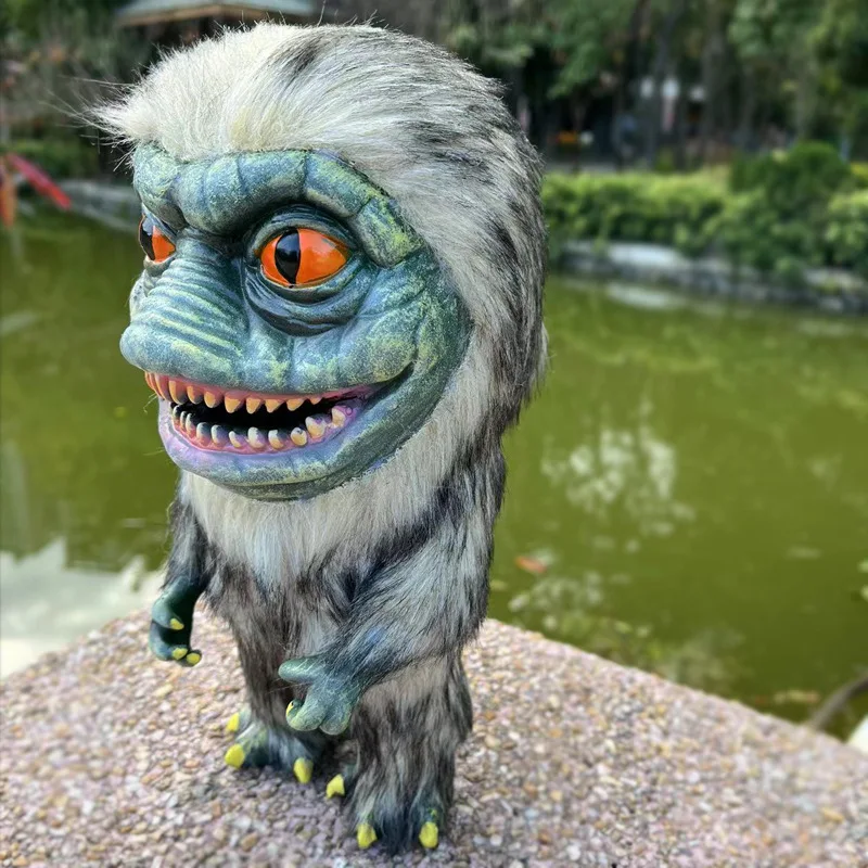 P-Jsmen Halloween Critters Rubber Hair Plush Doll Ornament Kids Adult Birthday Gift Plushies Stuffed Animal Latex Doll