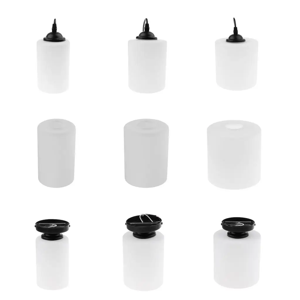 Pillar Glass Chandelier Shade Pendant Light Cover Ceiling Lamp Shade for Corridor Porch Cafe Bar Home Lighting