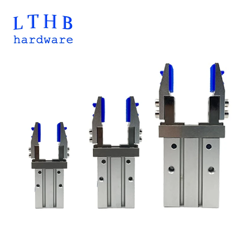 

Pneumatic Finger Cylinder Parallel Gripper Fixture Chuck 10/16/20/25D Bracket Widened Inner Support Bracket Fixture