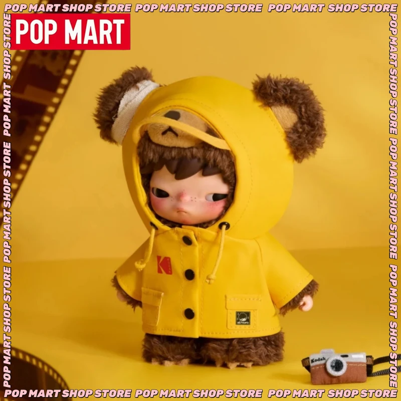

Плюшевый брелок Pop Mart Hirono X Kodak Click Bear с подвесной карточкой, оригинальная коллекционная игрушка, модная коллекционная серия, праздничный сюрприз-бокс