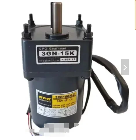 

Мотор-редуктор TAILI GPG 3RK15GN-C 15W, трехфазный индукционный, с редуктором 3GN-3K, 3GN-5K, 3GN-10K, 3GN-15K