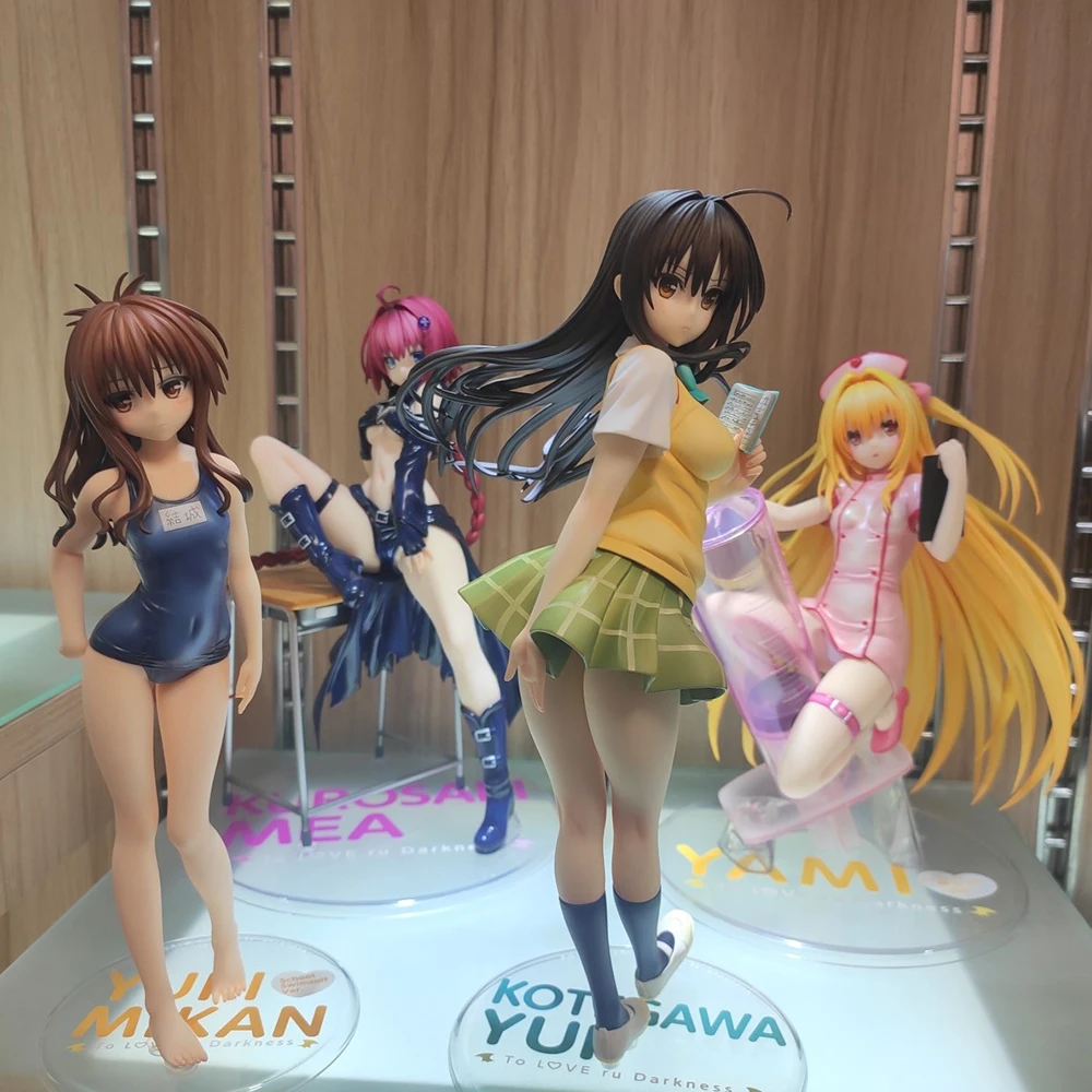 ฟิกเกอร์อนิเมะ To LOVEる～と～ โคเทกาวะ ยุย ขนาด 23 ซม. จาก BANDAI ชุดนักเรียน ตุ๊กตาแบบตั้งโชว์ ของสะสม ของขวัญ ฟิกเกอร์แอคชั่น PVC 1/7