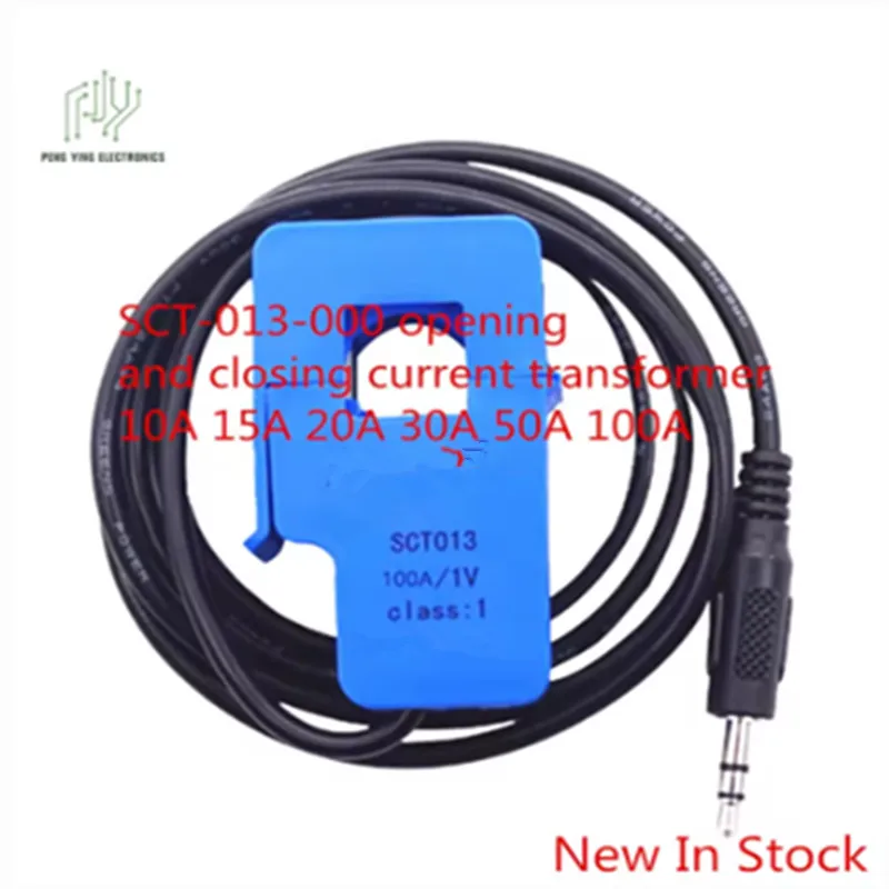 1Pcs 100% New electronic components SCT-013-000 opening and closing current transformer 10A 15A 20A 30A 50A 100A