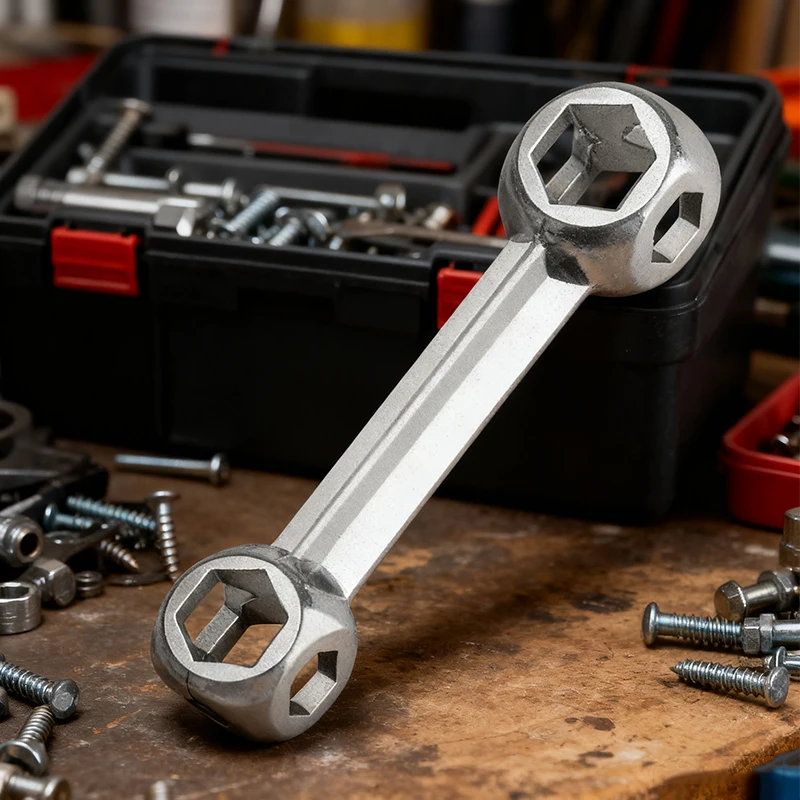Multi-functional Bone Wrench Multi-head Wrench Repair Tool Tire Repair Tool Tire Repair Tool Hexagon