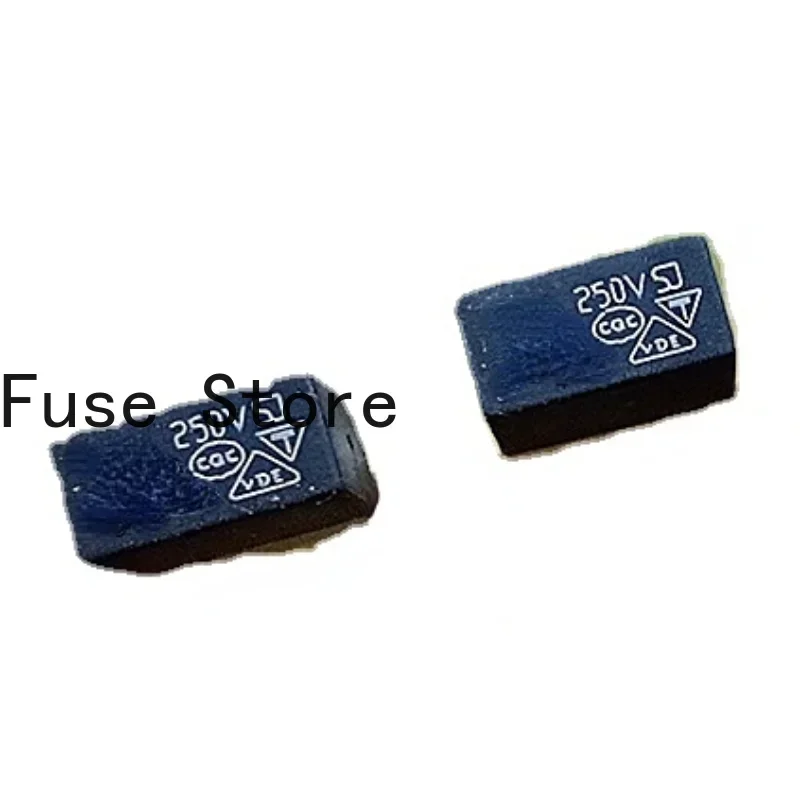 10PCS Imported Square Fuse Tube SS-5-1A-AP SS-5 T1A250V Delay Slow Melting Black