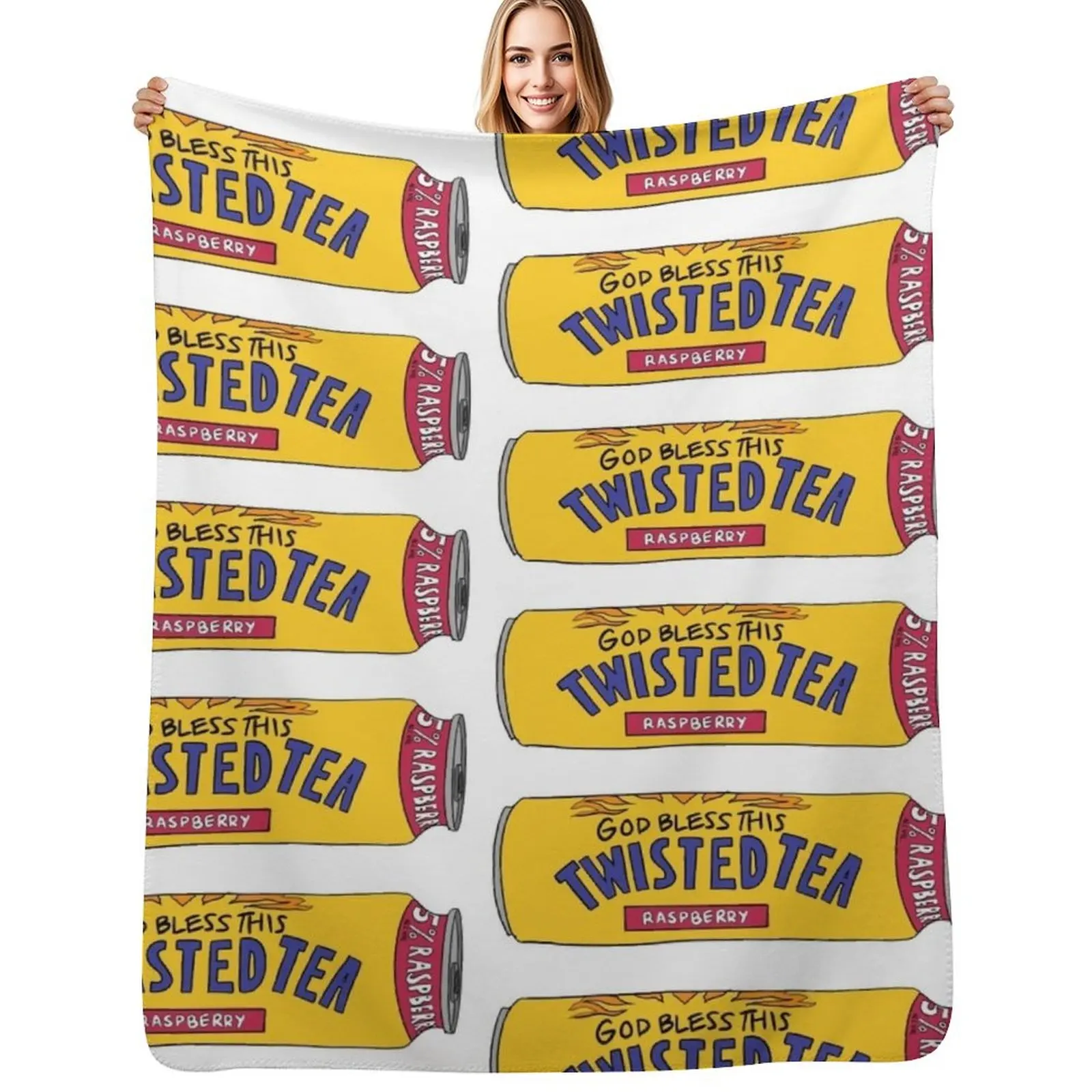 

God Bless this Tea Throw Blanket halloween Kid'S Shaggy For Baby Blankets