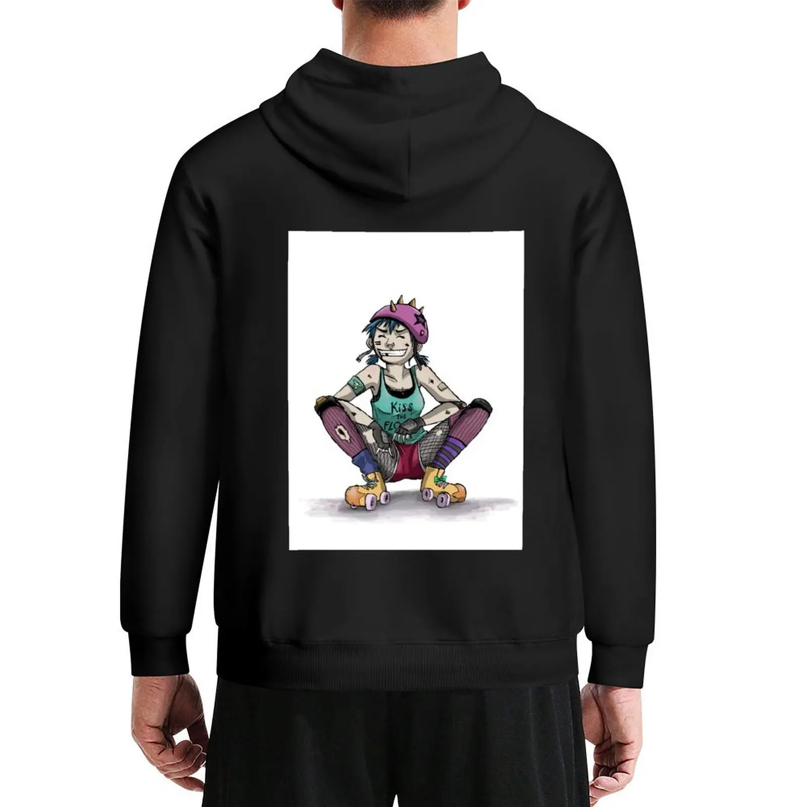 

Roller Girl Hoodie men clothes men's autumn clothes japanese style aesthetic clothing hoodies for men high quality