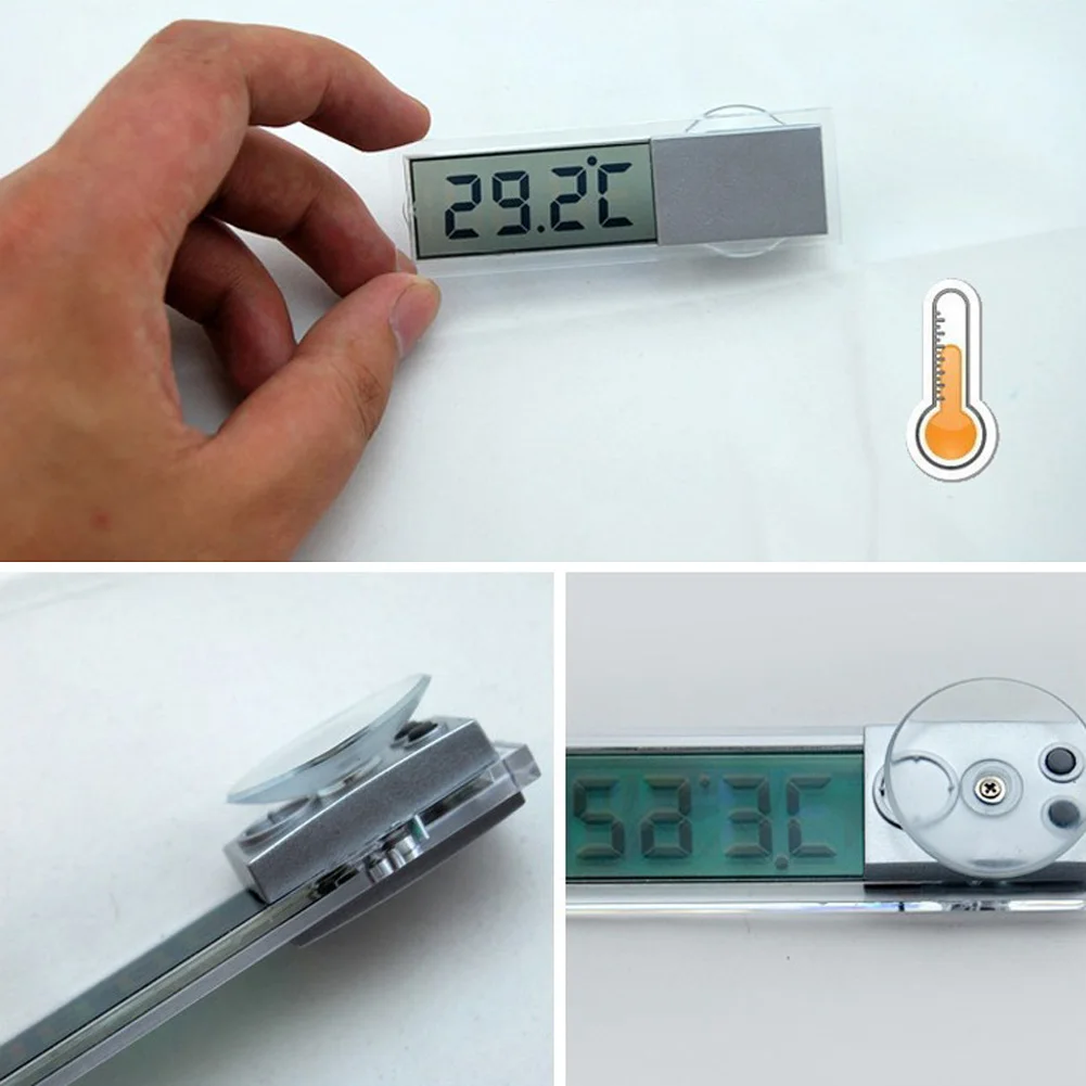 Car Thermometer Osculum Type Car Thermometer Celsius Fahrenheit Vehicle-mounted Convenient for House Factories Auto