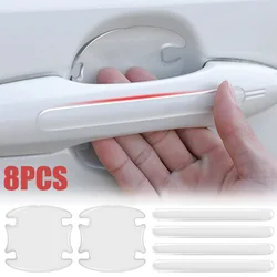 Transparent Protective Stickers for Car Door Handle Bowl Stickers Anti-scratch Protection Anti-collision Invisible Clear Strip