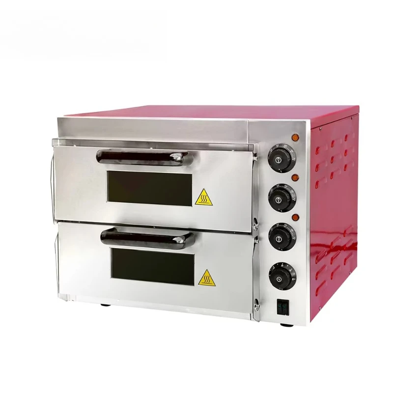 Commercial Double Deck Baking Oven  Electric Pizza Oven Four a Pizza