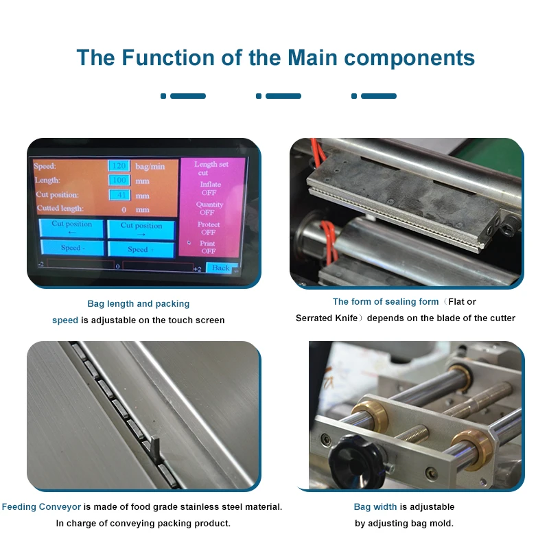 Fully Automatic Horizontal Wrapping Hffs Pillowflow Pack Packing Machine Ice Cream Lolly Popsicle Packaging Machine