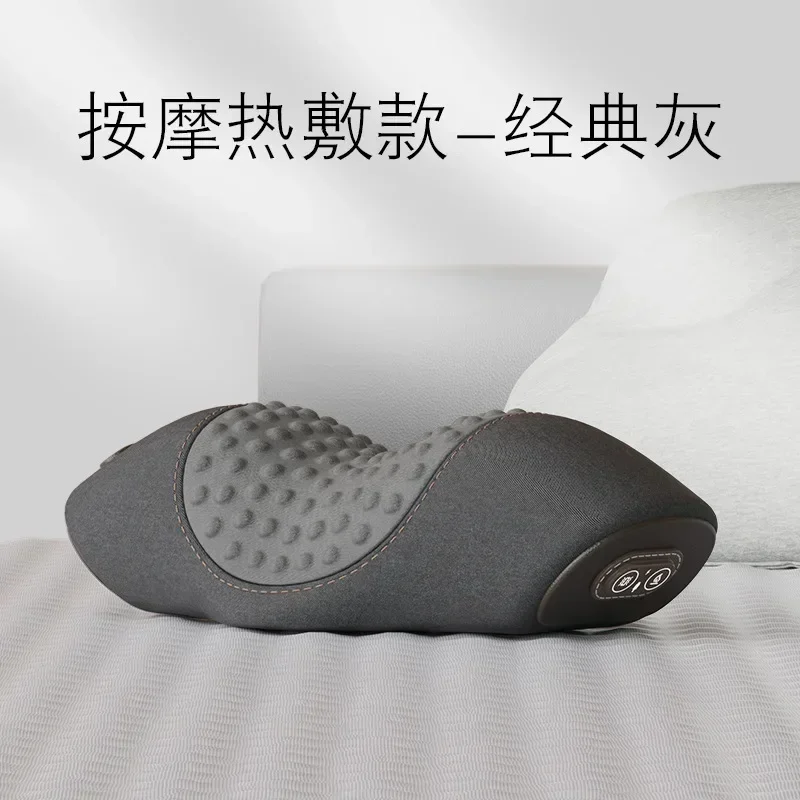 

Electric Cervical Pillow Massager Vibration Hot Compress Neck Shoulder Traction Relax Sleeping Memory Foam Spine Support Pillow