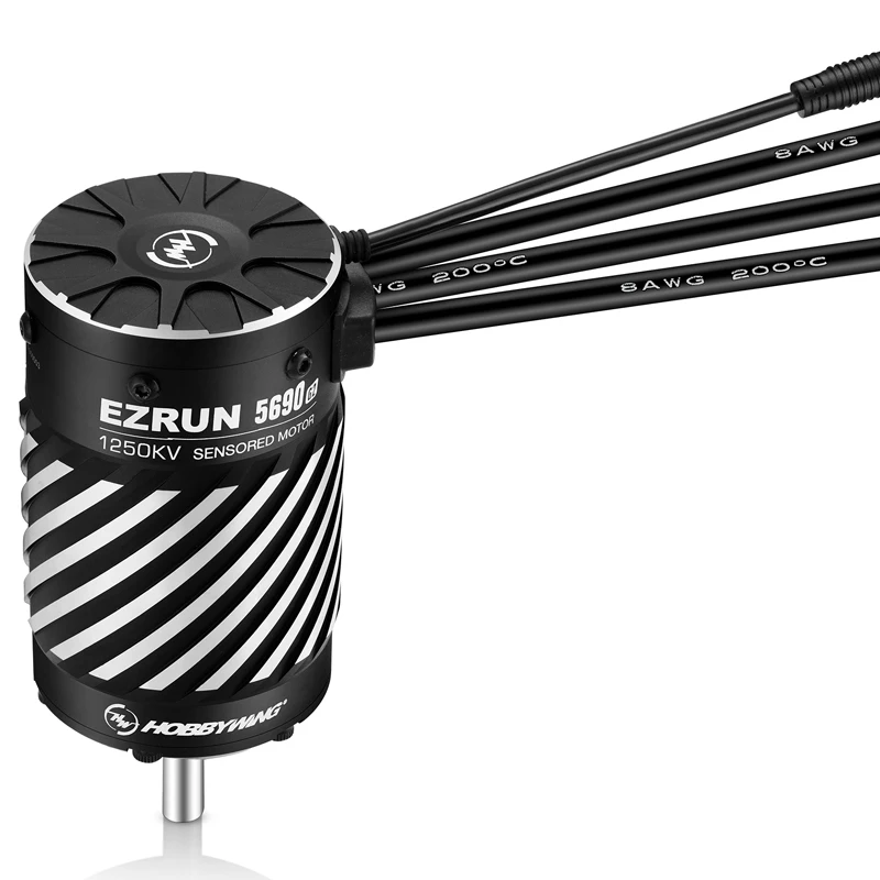 Original Hobbywing EzRun MAX6 G2 200A ESC 4990 1650KV / 5690 1250KV Motor Sensored Brushless For RC Car Accessories