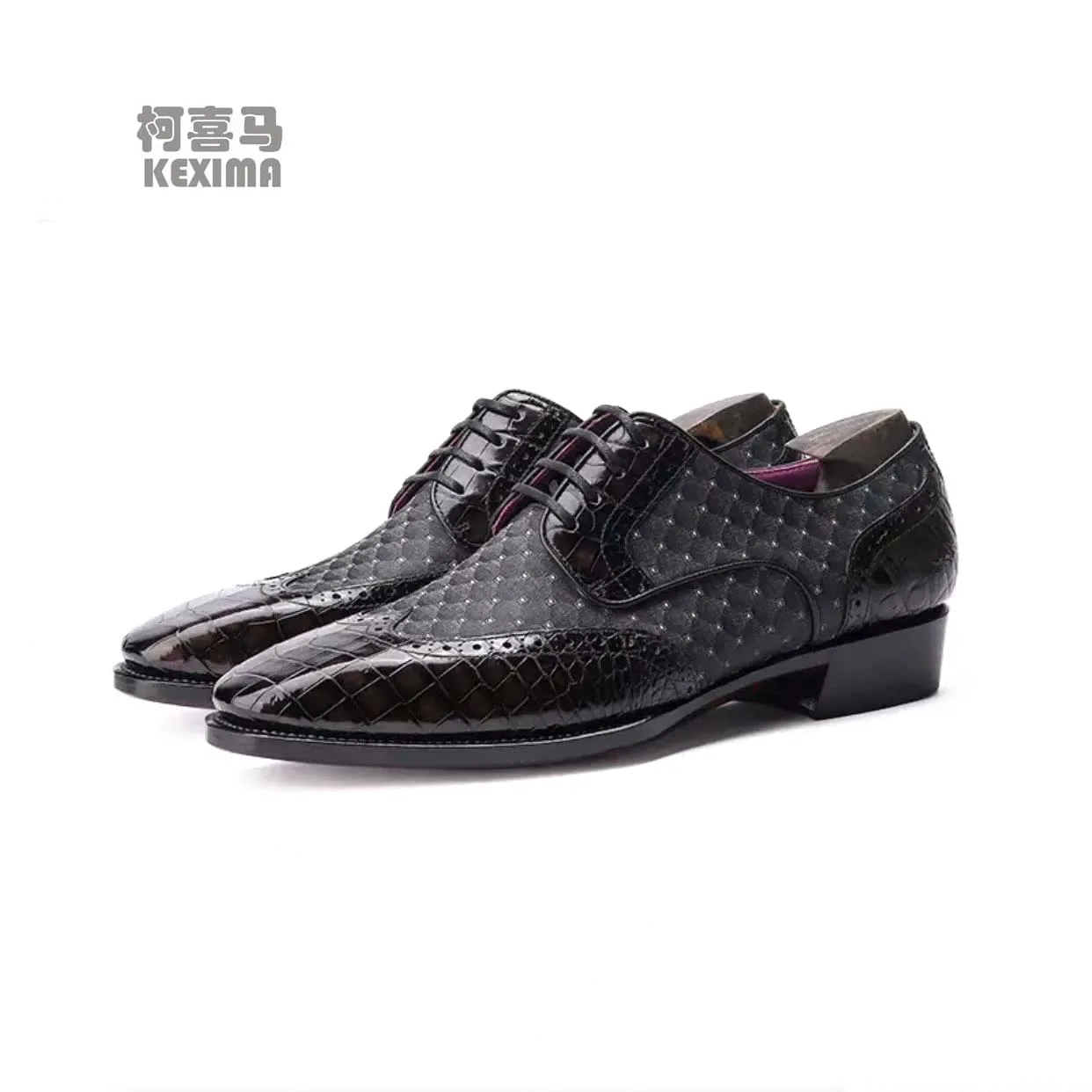 shenzhuansanbao new arrival men dress shoes male formal shoes men crocodile leather shoes