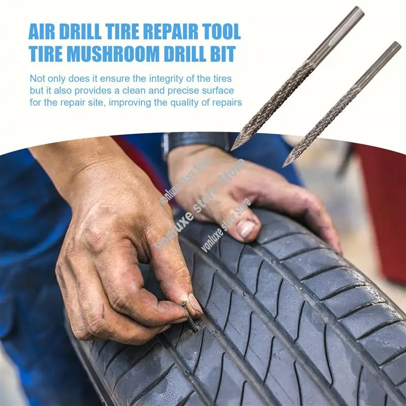 

2 шт., фрезы для шин 4,5/6 мм, твердосплавные фрезы для ремонта шин, фрезы для шин, резак для проволоки, развертка, дрель-горячая распродажа