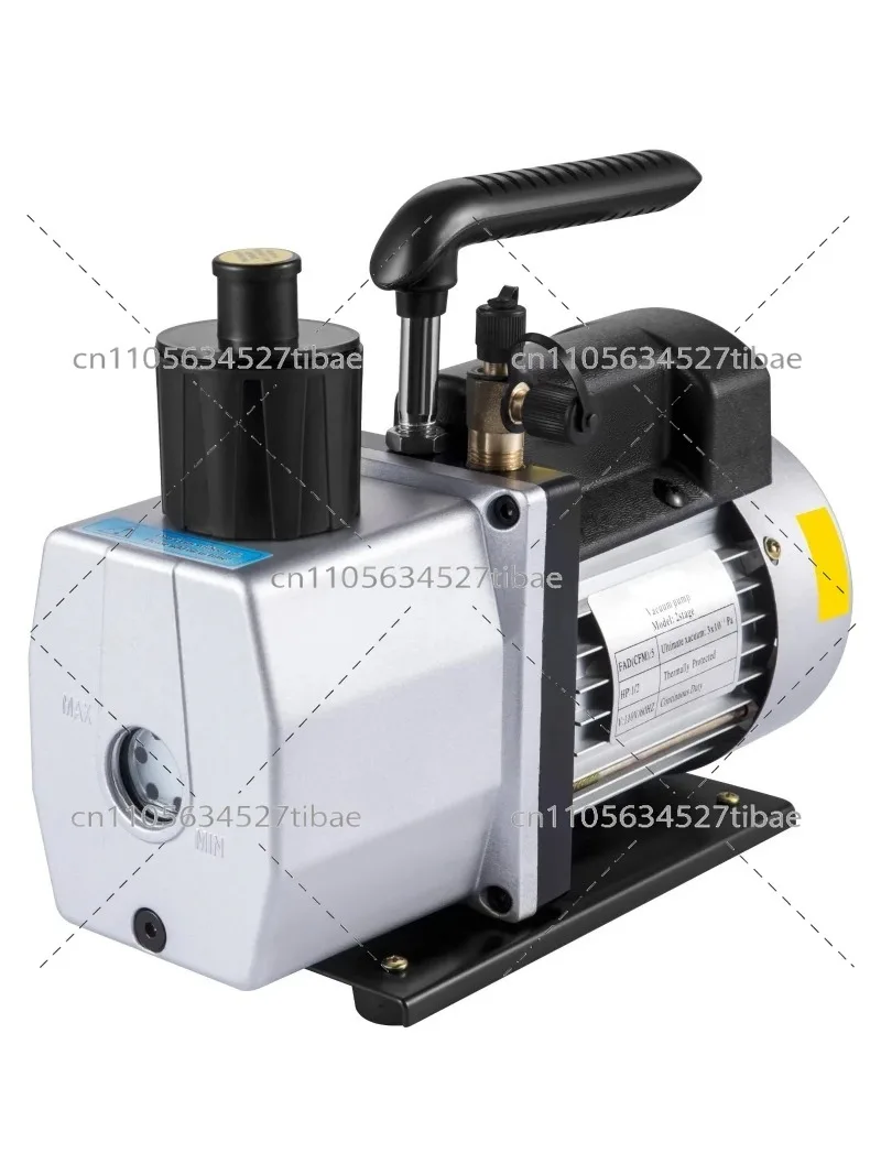 5CFM 2 Stage Rotary Vane Vacuum Pump HVAC Air Conditioning Refrigeration Vacuum Pump Tool