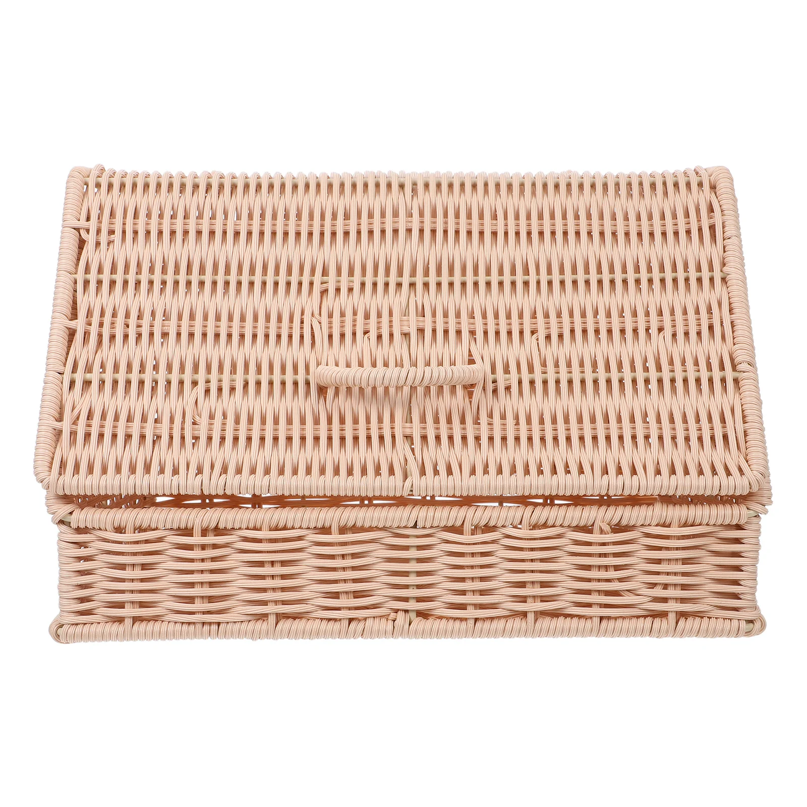 

Snack Storage Box Rattan Fruit Basket Natural Woven Baskets for Food Containers