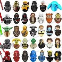 Star Wars Battle Droid Darth Luke Skywalker Vader Han Solo C-3PO Boba Fett Figure Toy Bricks Assembling Doll Building Blocks