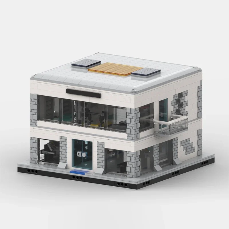 

Модульный конструктор GYM - Mils MOC, 1714 деталей, креативная модель уличной сцены, архитектурный конструктор, развивающая сборная модель, игрушки, подарки