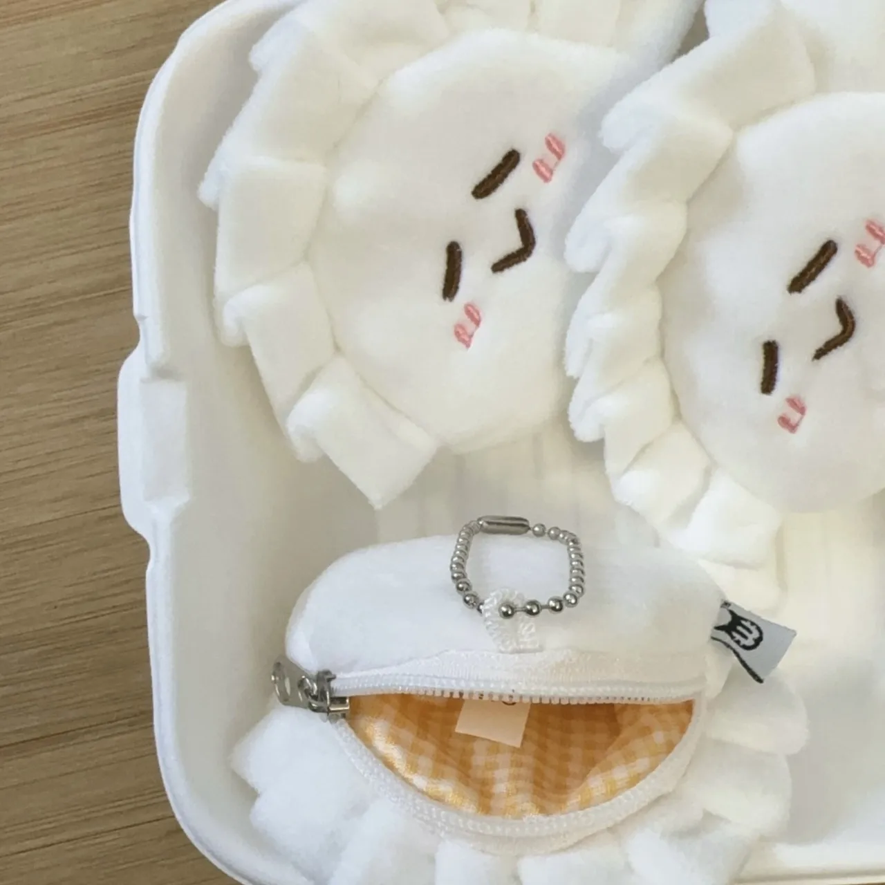 재미있는 일본 물 만두 펜던트 미니 지갑, 귀여운 인형, 학생 커플 책 가방, 키체인 펜던트 선물, 신제품