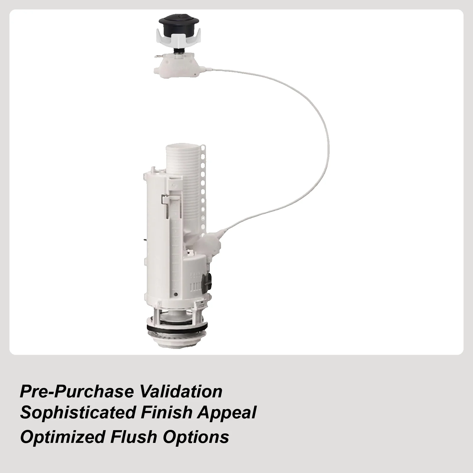 Toilet Push Button Toilet Flushing Replacement Button Modern Tank Parts Residential Plumbing Repair For Homeowner Men Women