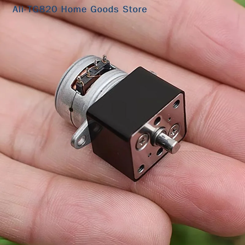 [TG820]15BY Mini 15mm 2-Phase 4-Wire Gear Stepper Motor Micro Full Metal Gearbox Gear Stepping Motor DIY Accessories