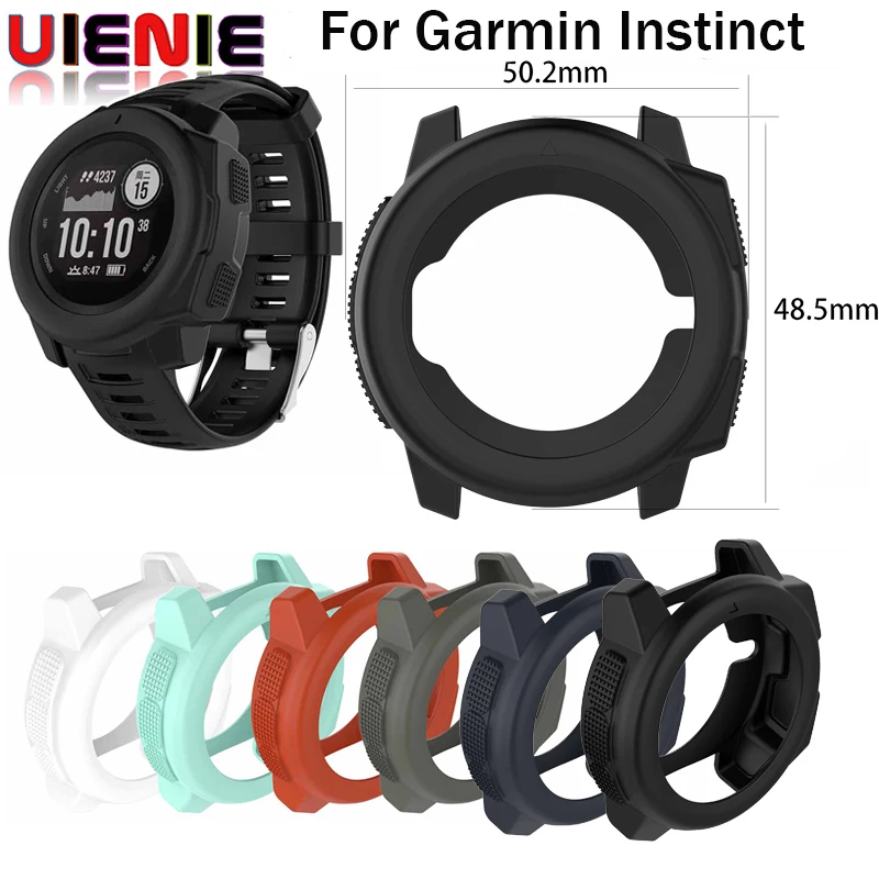 TPU Protective Case for Garmin Instinct / Instinct Solar Smart Watch Cover Silicone Protector Sleeve Shell for Garmin Instinct