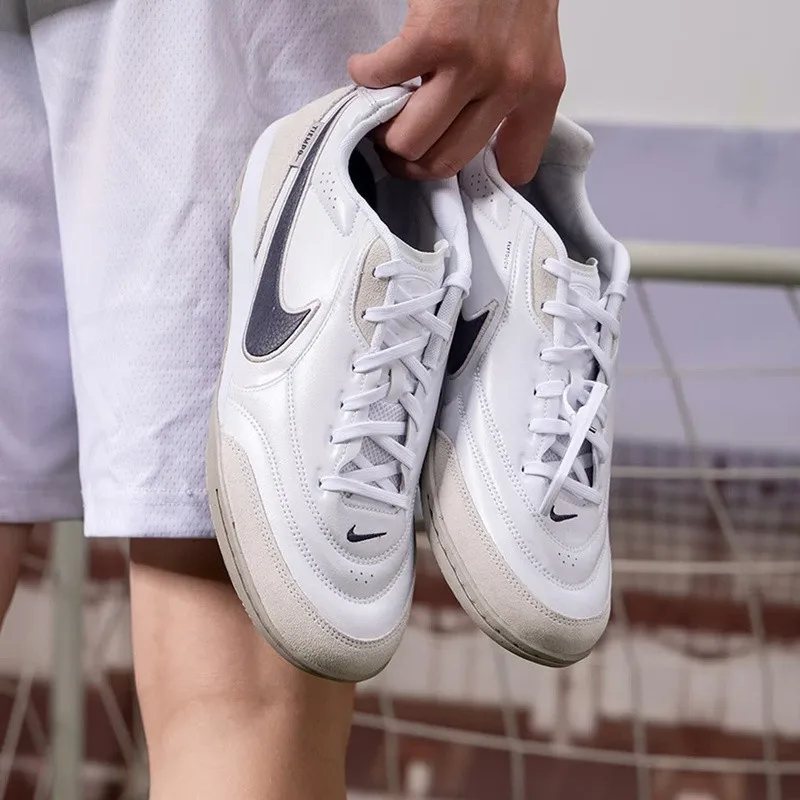 Nike Tiempo Streetgato IC Men Futsal Soccer Shoes HQ7017‑101 Indoor Court Low Top Training Football Sneakers