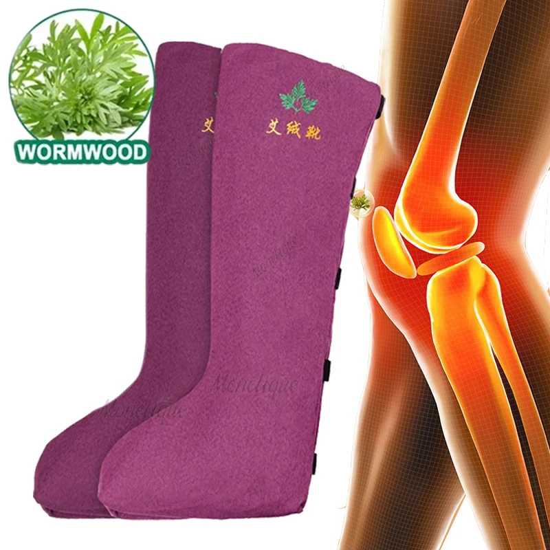 Electric Heating Legs Massager Moxibustion Boots Hot Compress Relaxation  Muscle Winter Leg Warmer Massage Electric Heating Pads