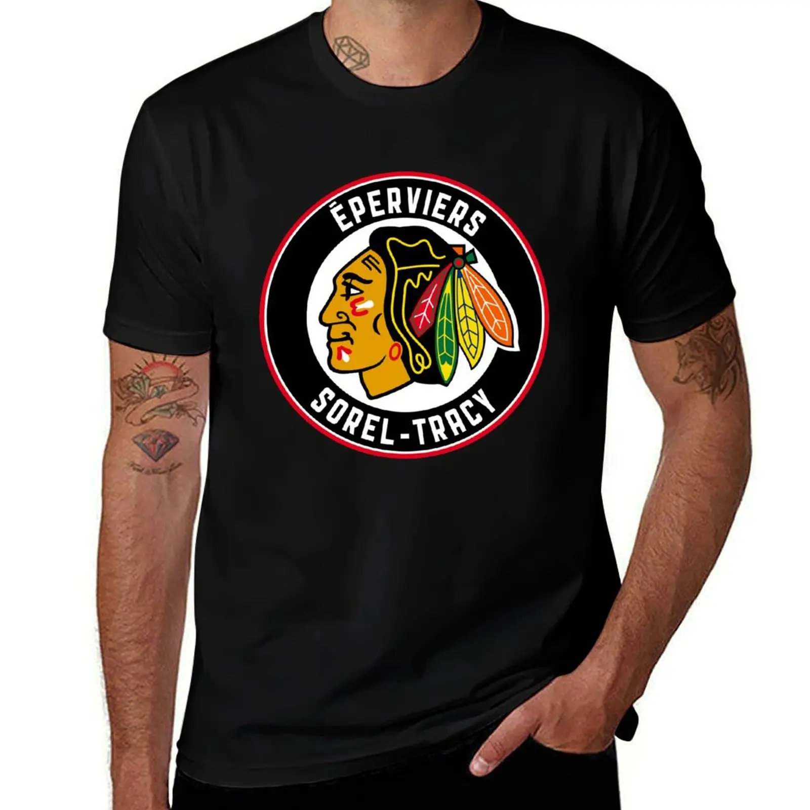 sorel tracy Eperviers T-Shirt Anti-Fade Casual Tee Shirt T-Shirt