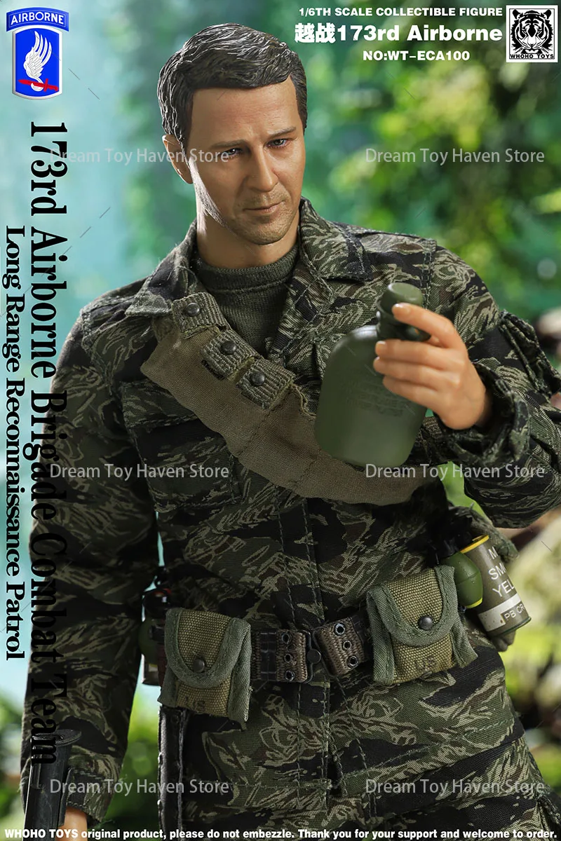 ‌ WT-ECA100 1/6 ベトナム戦争陸軍 第173空挺旅団戦闘隊 長距離監視パトロール兵士 12インチ アクションフィギュア玩具