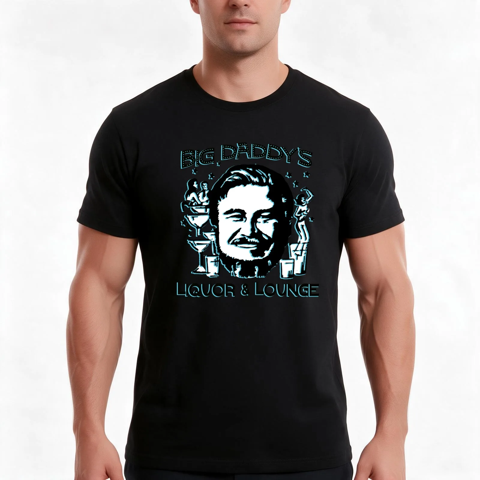 Big Daddy’s Liquor And Lounge Vintage Graphic T-Shirt Summer Casual Cotton Tee Oversized Streetwear Tops Unisex Men Women