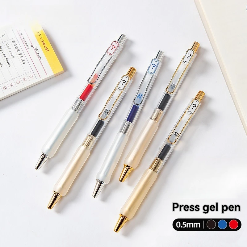 

Набор из 12 ручек Zhuanzhuan Lucky Star Fun Ocean High Beauty: быстросохнущие, с двойным наконечником, нескользящие, черные