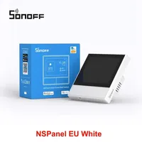SONOFF NSPanel US White WiFiSmart Scene Switch Thermostat Temperature All-in-One Control Smart Home Touch Screen Work With Alexa