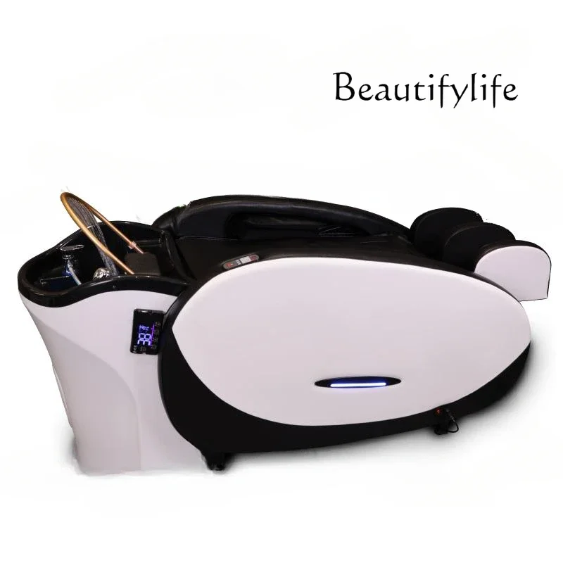 X36 Automatic Intelligent Electric Massage Shampoo Bed Barber Shop Hair Water Circulation Head Treatment Fumigation Cover