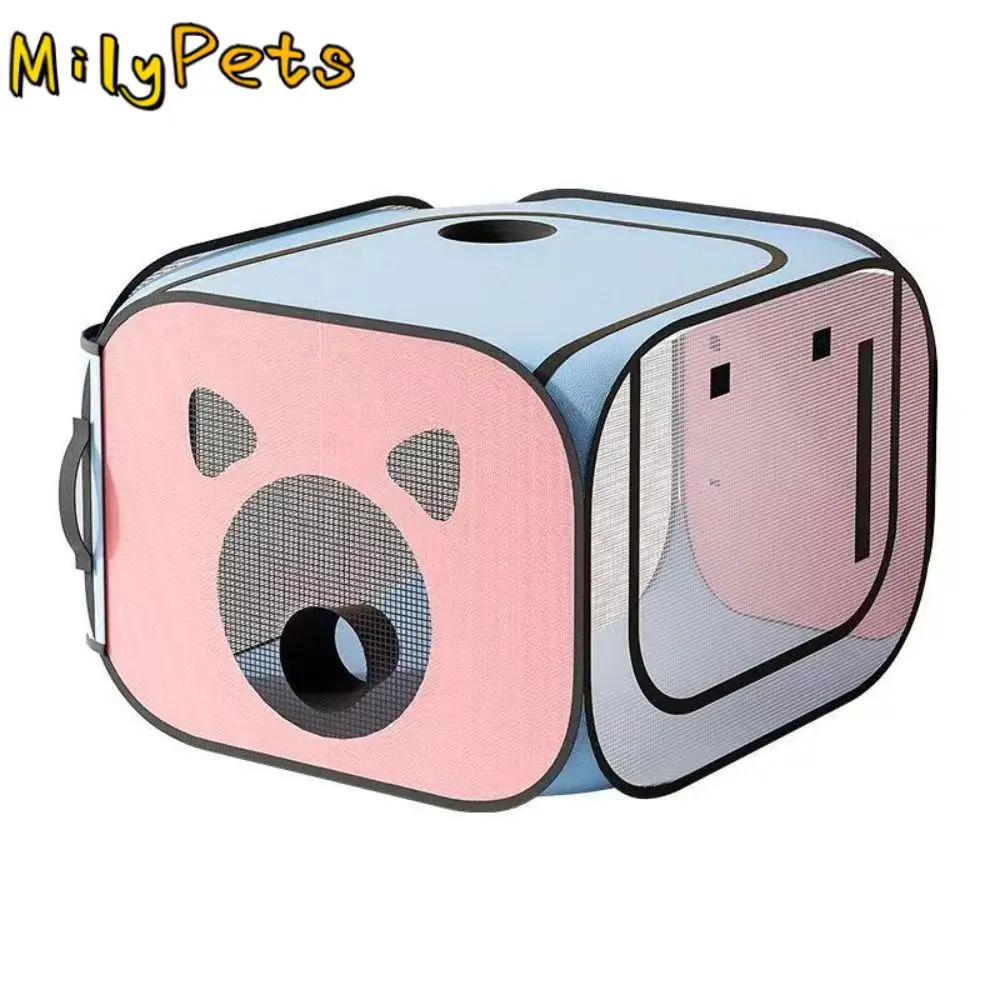 

Portable Folding Cat Drying Oven Grooming Breathable Cat Hair Dryer Dog Bag Oxford Cloth Pet Drying Box Cat Washing