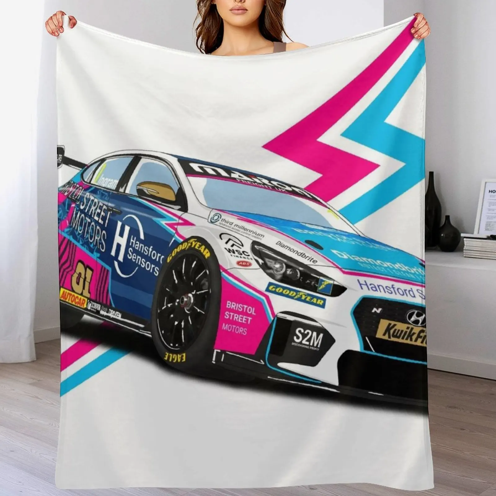 

The 2022 BTCC Champ Throw Blanket