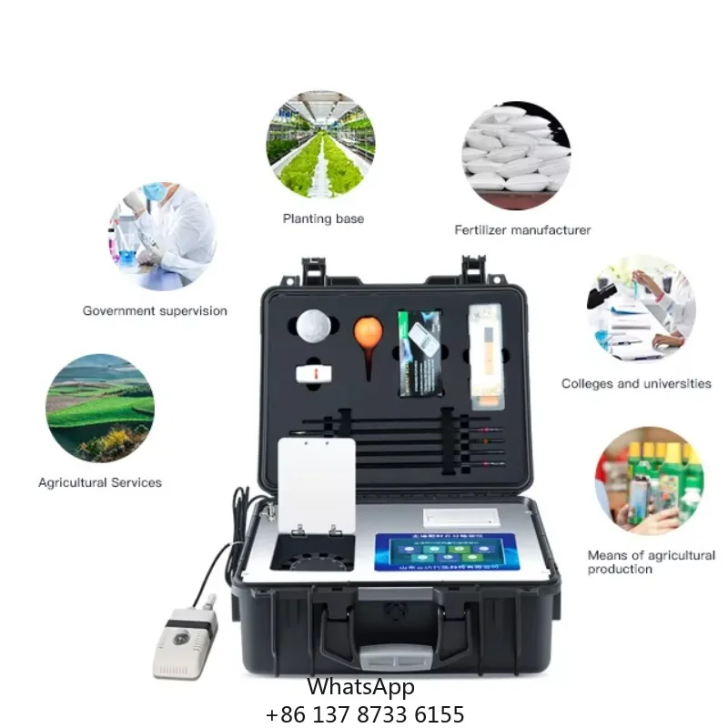 YT-TRX07 Portable Soil Fertilizer Testing Detector Equipment Soil NPK Analysis Agriculture Soil NPK Nutrient Tester