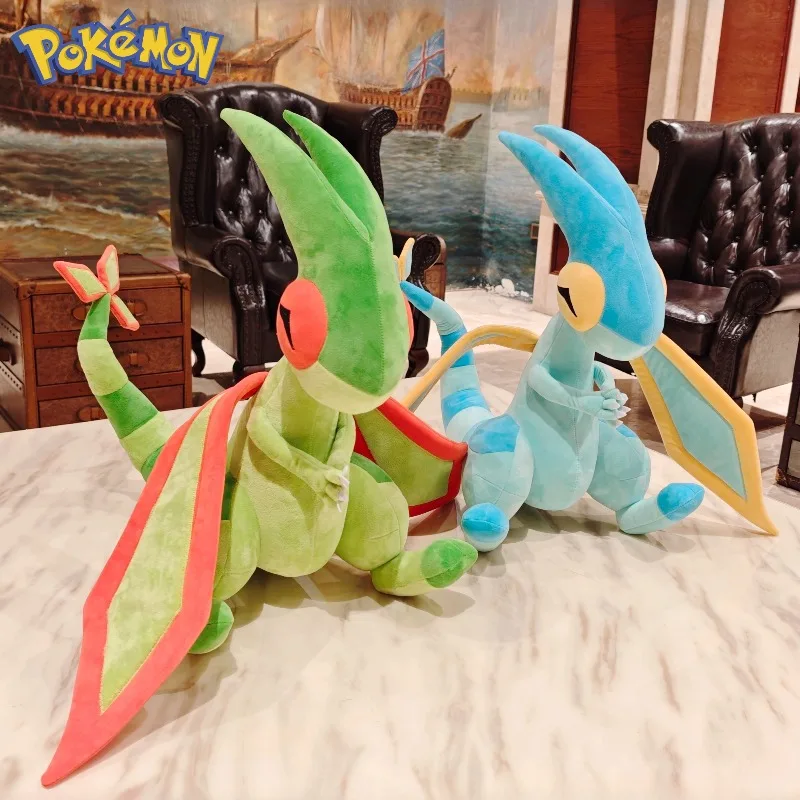

50 см большой размер Flygon Pokemon аниме плюшевая кукла Kawaii мультяшное украшение комнаты плюшевые детские подушки праздничный подарок