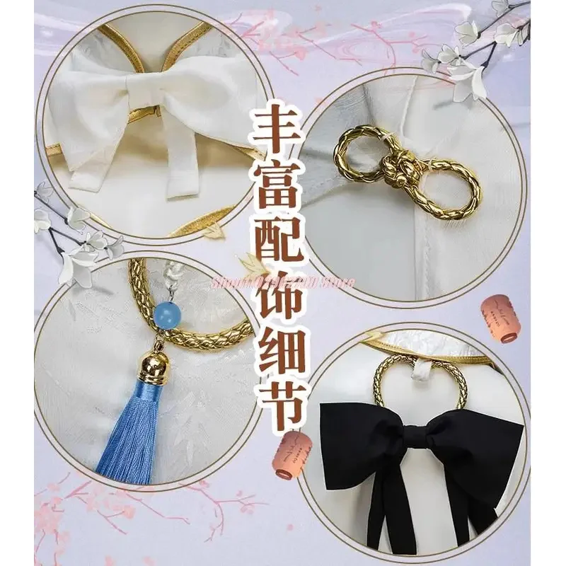 إعادة: بدء الحياة في عالم مختلف يتوهم اللباس الصيني والشعر المستعار ، زي أنيمي تأثيري ، ريم الجمال رشيقة شيونغسام