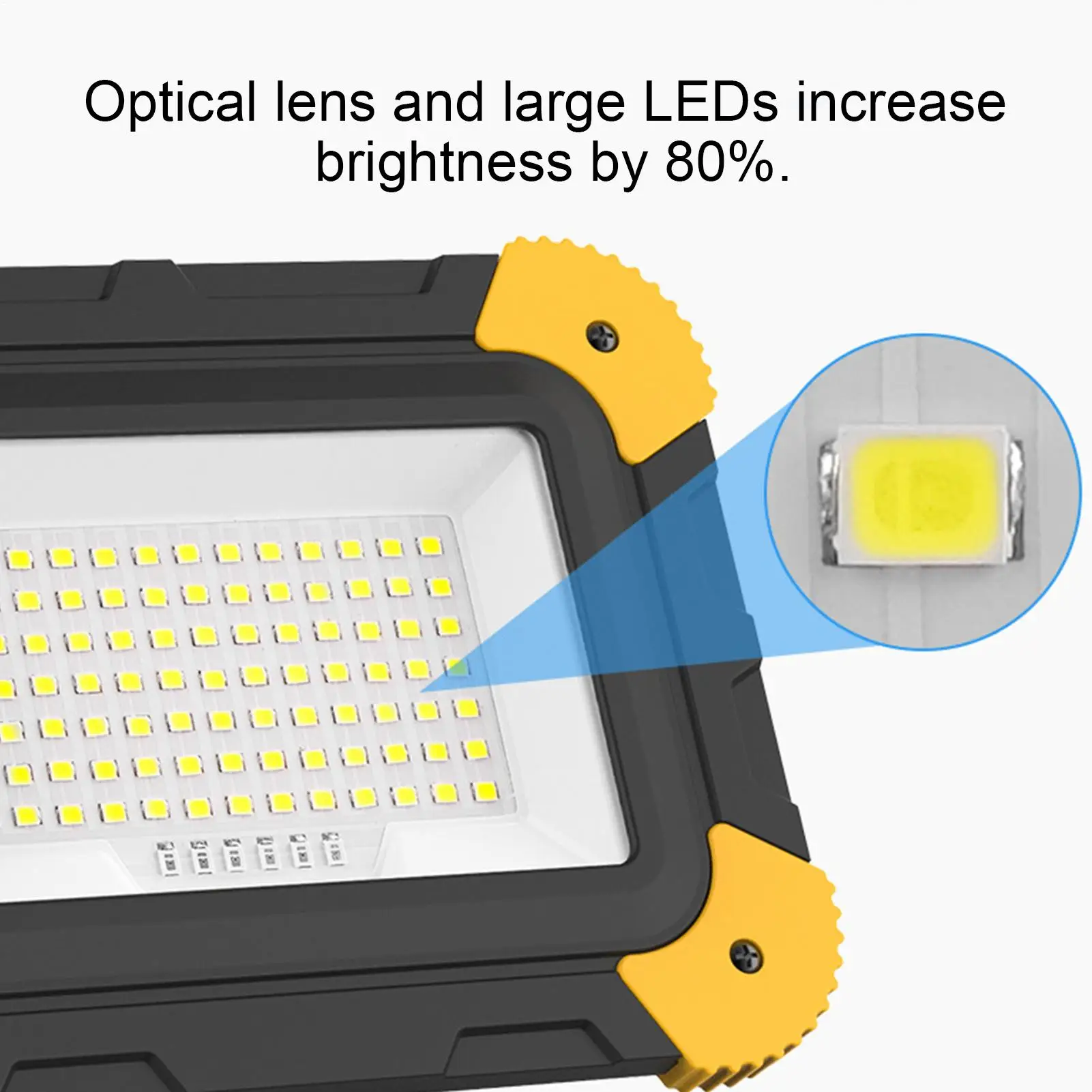 ไฟสปอร์ตไลท์ LED กันน้ำแบบมือถือ สำหรับตั้งแคมป์ งานก่อสร้าง อู่ซ่อมรถ โรงงาน ซ่อมแซมบ้าน ช่วยเหลือฉุกเฉิน