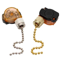 E87438 303 ON OFF 2 Position Ceiling Fan Switch 3A 250VAC 6A 125VAC Ceiling Fan Light Pull Chain Switch
