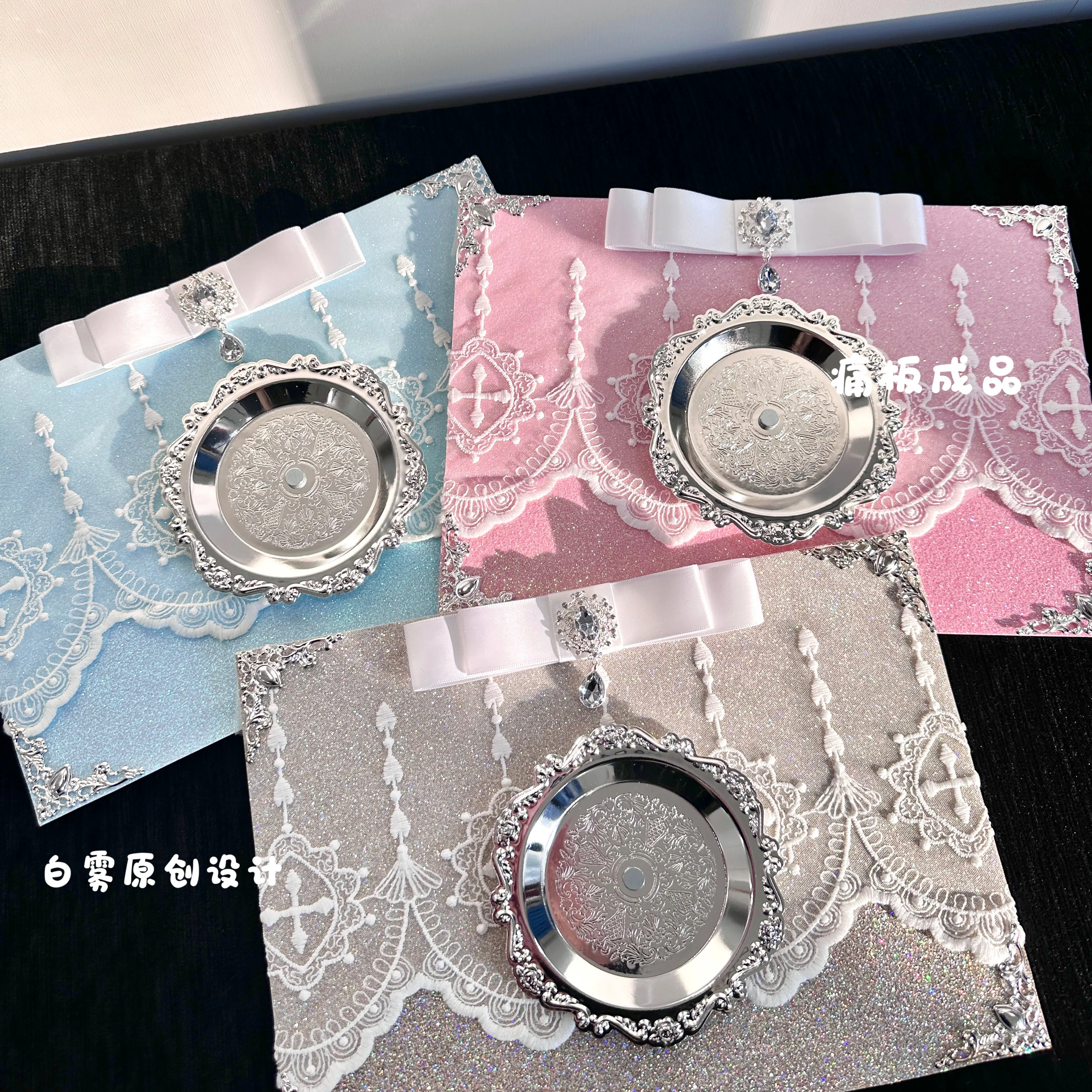 Original Pain Board Finished Lace Lta Wrapping Board Two-dimensional Gumei Bar Transparent Window Decorative Board