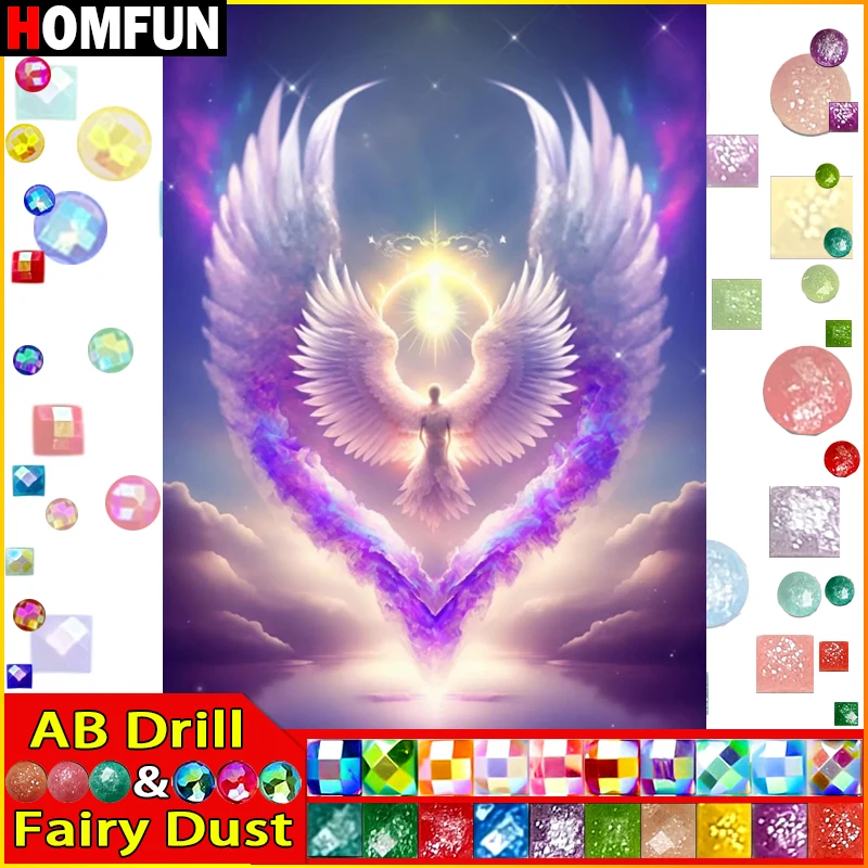 HOMFUN Fairy Dust AB Diamond Painting 